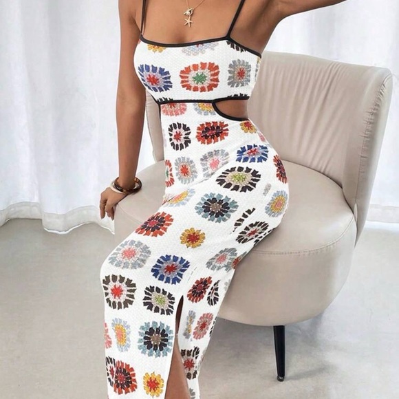 Colorful Patterned Women's Dress Size XL NEW - Picture 4 of 6